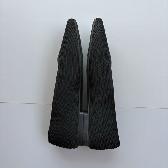 VIVAIA Black Margot 2.0 Square Toe Shoes V Cut Flats Women's EUR 42 / US 10.5 - Picture 8 of 11